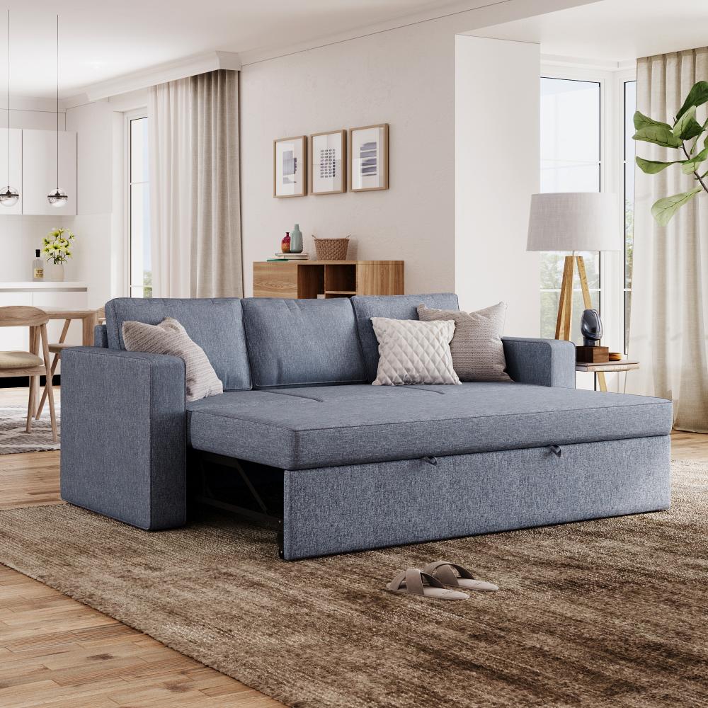 Wakefit Napper Convertible Three Seater Sofa Cum Bed Without Storage